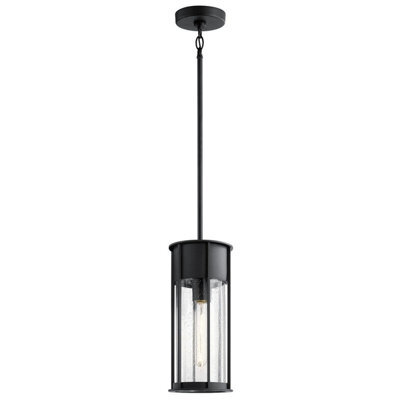 Luminosa Lighting Elstead Camillo 1 Light Outdoor Pendant Textured Black Ip44 - image 1