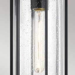 Luminosa Lighting Elstead Camillo 1 Light Outdoor Pendant Textured Black Ip44 - thumbnail 4