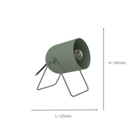 Eglo Tilston Steel Minimalist Desk Lamp, Green - thumbnail 4