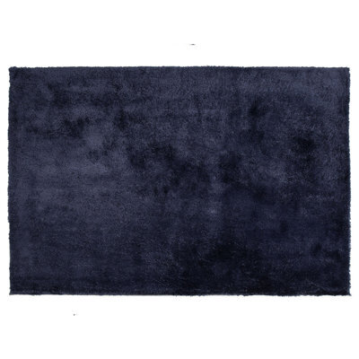 Beliani Shaggygy Rug Evren Dark Blue 160 X 230 Cm - image 1
