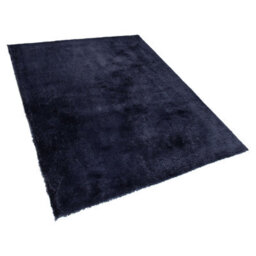 Beliani Shaggygy Rug Evren Dark Blue 160 X 230 Cm - thumbnail 4