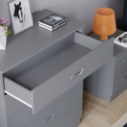 Lassic Vida Designs Riano Grey 5 Drawer Chest (H)900mm (W)750mm (D)360mm - thumbnail 6