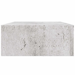 Vidaxl Wall-Mounted Drawer Shelf Concrete Grey 40X23.5X10Cm Mdf - thumbnail 7