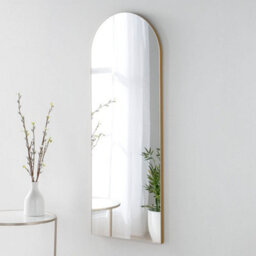 Yearn Minimal Arch Gold Dressing Mirror 120X45Cm - thumbnail 1