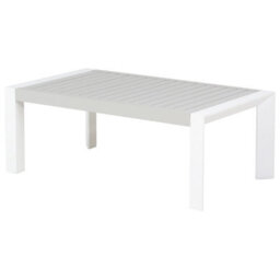 Beliani Castella 6 Seater Garden Corner Sofa With Table Left Hand Grey Metal - thumbnail 9
