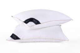 Littens Premium Cotton Dual Blend Microfibre Filled Pair Pillows, 233Tc Cotton - thumbnail 2
