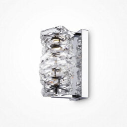 Luminosa Lighting Luminosa Maytoni Coil Modern Wall Lamp Chrome 3000K - thumbnail 1