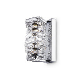 Luminosa Lighting Luminosa Maytoni Coil Modern Wall Lamp Chrome 3000K - thumbnail 4