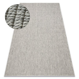 RugsX Carpet Origi 3583 Grey - Flat-Woven Sisal String 78X150 Cm - thumbnail 1