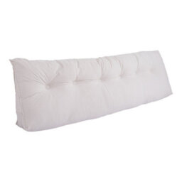 Living And Home Aristocratic White Bed Sofa Chenille Triangle Throw Pillow 180Cm W X 20Cm D X 50Cm H