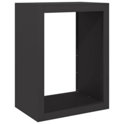 Walplus Firewood Rack Black 60X40X80 Cm Steel - thumbnail 6