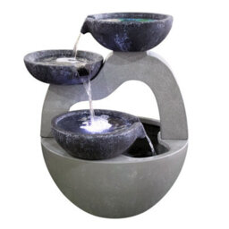 Outdoor Living UK Glenarm Fountain Contemporary Water Feature With Cover