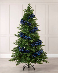 Werchristmas Navy Bauble Cluster Arch, 60 Cm - thumbnail 2