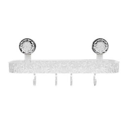 Shower Caddy Suction Cup No-Drilling Removable Bathroom Wall - thumbnail 1