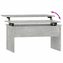 Berkfield Modern Coffee Table Concrete Grey 80X50.5X41.5 Cm Engineered Wood - thumbnail 6