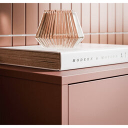 Furniture To Go Alice Springs Shoe Cabinet With 3 Doors Push-To-Open In Terracotta - thumbnail 7