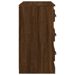 Berkfield Sideboard Brown Oak 70X35.5X67.5 Cm Engineered Wood - thumbnail 7