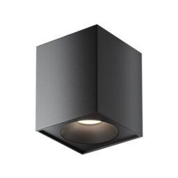 Luminosa Lighting Luminosa Zoom Yes Outdoor Surface Mounted Downlight Black Ip65 1Xgu10 - thumbnail 1