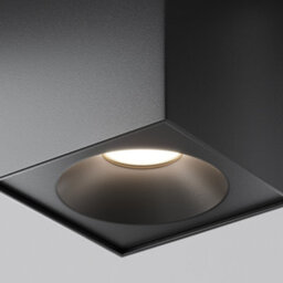 Luminosa Lighting Luminosa Zoom Yes Outdoor Surface Mounted Downlight Black Ip65 1Xgu10 - thumbnail 2