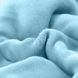 Ameha Sherpa Fleece Blanket Sky Blue Soft Thick & Reversible Plush Warm Comfort Throw Double 150X200Cm - thumbnail 3