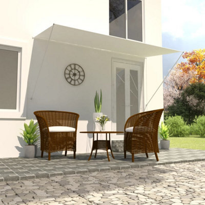 Berkfield Retractable Awning 300X150 Cm Cream - image 1
