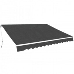 Berkfield Folding Awning Manual Operated 600 Cm Anthracite