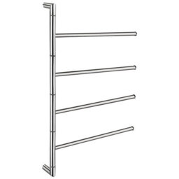 Smedbo Stainless Steel Wall Mounted Four Swivel Arm Rail Towel Bar - thumbnail 1