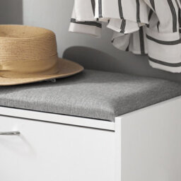 Sobuy Fsr16-Hg, Shoe Storage Bench Shoe Cabinet Flip Drawer Removable Shelves,grey,w60Xd30Xh47 - thumbnail 8