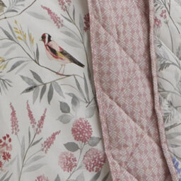 Dreams & Drapes Caraway Pink Printed Quilted Bedspread - thumbnail 3