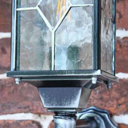 Victorian Outdoor Wall Light With Pir Motion Sensor, Antique Silver - thumbnail 5