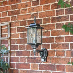 Victorian Outdoor Wall Light With Pir Motion Sensor, Antique Silver - thumbnail 8