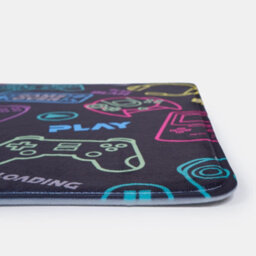 OHS Kids Rug Supersoft Washable Gaming Rugs Bedroom Mat, Black - 65 X 120Cm - thumbnail 6