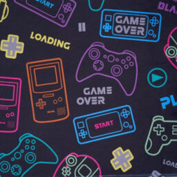 OHS Kids Rug Supersoft Washable Gaming Rugs Bedroom Mat, Black - 65 X 120Cm - thumbnail 5