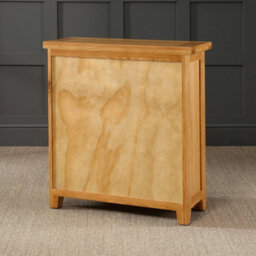 The Furniture Market Cheshire Oak Small Low Compact Adjustable 2 Shelf Bookcase - thumbnail 6