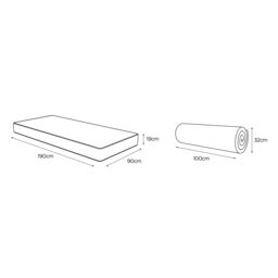 Jay-Be Quest Q3 Pocket Sprung Single Kids Mattress - thumbnail 9