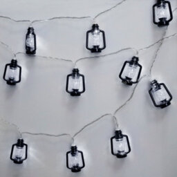 Long Life Lamps Company Outdoor Or Indoor Mini Lantern 20 Led String Lights Ip44 Mains Powered 6000K Lansl02 - thumbnail 3