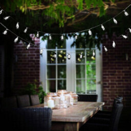 Long Life Lamps Company Outdoor Or Indoor Mini Lantern 20 Led String Lights Ip44 Mains Powered 6000K Lansl02 - thumbnail 9