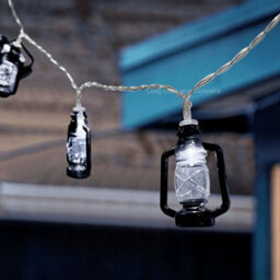 Long Life Lamps Company Outdoor Or Indoor Mini Lantern 20 Led String Lights Ip44 Mains Powered 6000K Lansl02 - thumbnail 8