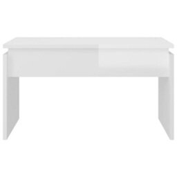 Vidaxl Coffee Table High Gloss White 68X50X38 Cm Engineered Wood - thumbnail 5