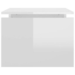 Vidaxl Coffee Table High Gloss White 68X50X38 Cm Engineered Wood - thumbnail 6