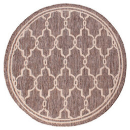 Natural Outdoor Rug, Geometric Stain-Resistant Rug For Patio Garden Balcony, Modern Outdoor Area Rug-80Cm X 150Cm - thumbnail 4
