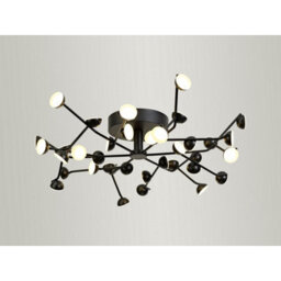 Luminosa Lighting Luminosa Adn 36 Light Ceiling, Round 74Cm, 100W Led, 3000K, 7250Lm, Black, 3Yrs Warranty - thumbnail 2