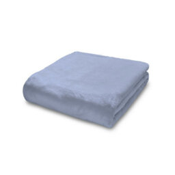 Catherine Lansfield Raschel Velvet Touch 130X170Cm Blanket Throw Lansfield Blue - thumbnail 4