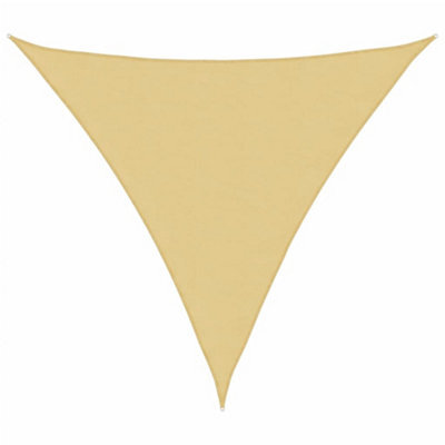 Berkfield Durable Sun Shade Sail Sand 6X6X6 M 100% Polyester Oxford