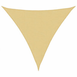 Berkfield Durable Sun Shade Sail Sand 6X6X6 M 100% Polyester Oxford
