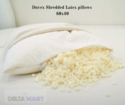 Premium Latex Shredded Pillow 60Cmx40Cm Rubber Pillows - image 1