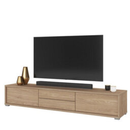 Arte Minimalist Frida 39 Floating Tv Cabinet 1800mm In Light Oak - Sleek Entertainment Centre H320mm D360mm - thumbnail 3