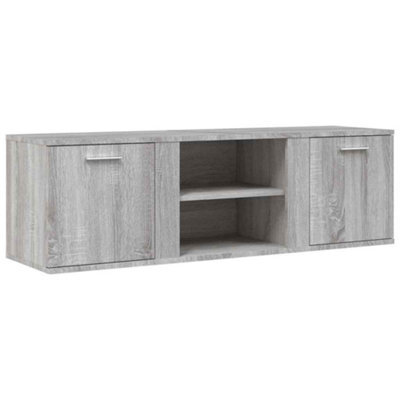 Berkfield Durable Tv Cabinet Grey Sonoma 120X34X37 Cm Engineered Wood - image 1