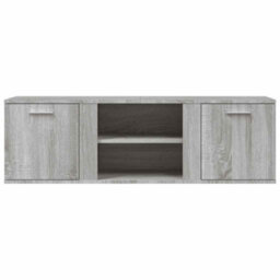 Berkfield Durable Tv Cabinet Grey Sonoma 120X34X37 Cm Engineered Wood - thumbnail 4