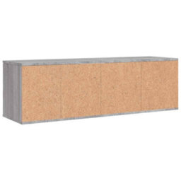 Berkfield Durable Tv Cabinet Grey Sonoma 120X34X37 Cm Engineered Wood - thumbnail 6